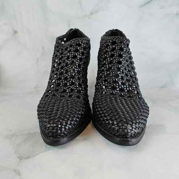 Jeffery Campbell‎ Gallup leather Bootie, black, size 6 - Picture 2 of 8